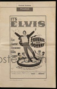 8h505 FRANKIE & JOHNNY pressbook '66 Elvis Presley turns the land of the blues red hot!