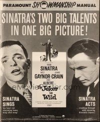 8h579 JOKER IS WILD pressbook '57 Frank Sinatra, sexy Mitzi Gaynor, Jeanne Crain!