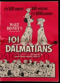 8h686 ONE HUNDRED & ONE DALMATIANS pressbook R70 classic Disney cartoon, different images!