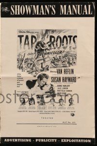8h810 TAP ROOTS pressbook R56 Susan Hayward, Van Heflin Ward Bond, Julie London, Long!