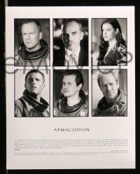 8h308 ARMAGEDDON presskit w/ 7 stills '98 Bruce Willis, Ben Affleck, Billy Bob Thornton, Tyler!