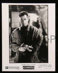 8h275 BROKEN ARROW presskit w/ 8 stills '96 John Travolta, Christian Slater, directed by John Woo