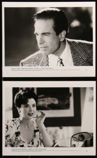 8h277 BUGSY presskit w/ 8 stills '91 Warren Beatty, Annette Bening, directed by Barry Levinson!