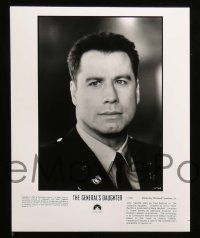 8h143 GENERAL'S DAUGHTER presskit w/ 11 stills '99 John Travolta & Madeline Stowe, James Cromwell!