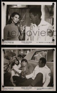 8h348 MOTHER, JUGS & SPEED presskit w/ 4 stills '76 Raquel Welch, Bill Cosby & Harvey Keitel!