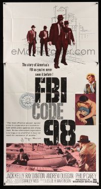 8j314 FBI CODE 98 3sh '63 Jack Kelly, Ray Danton, America's FBI as you've never seen it before!