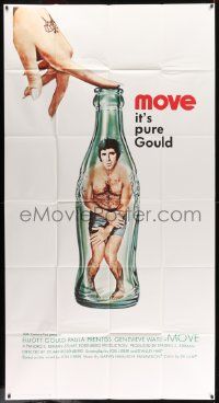 8j395 MOVE int'l 3sh '70 best Elliott Gould in Coke bottle art, it's got a lot to give & it's kinky!