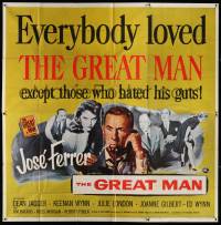 8j212 GREAT MAN 6sh '57 Jose Ferrer exposes a great fake, with help from Julie London!