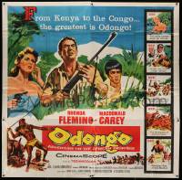 8j228 ODONGO 6sh '56 Rhonda Fleming & Carey in an African adventure sweeping from Kenya to Congo!