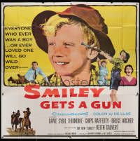 8j233 SMILEY GETS A GUN 6sh '59 heart-warming Aussie boy is the new Smiley, with Chips Rafferty!