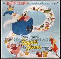 8j237 SWORD IN THE STONE 6sh '64 Disney's cartoon story of King Arthur & Merlin the Wizard!