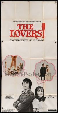 8j379 LOVERS English 3sh '73 Richard Beckinsale & Paula Wilcox as Geoffrey & Beryl!