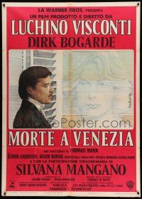 8j608 DEATH IN VENICE Italian 1p '71 Luchino Visconti, art of Bogarde & Mangano by Fabio Rieti!