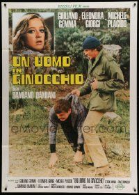 8j789 MAN ON HIS KNEES Italian 1p '79 Damiano Damiani, Giuliano Gemma, Eleonora Giorgi, Placido