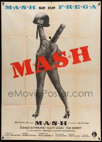 8j793 MASH Italian 1p '70 Korean War classic directed by Robert Altman, best image!