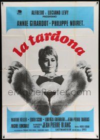 8j824 OLD MAID Italian 1p '72 La Vieille fille, great different image of near-naked Annie Girardot