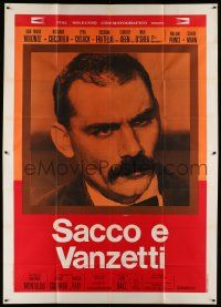 8j145 SACCO & VANZETTI Italian 2p '71 Giuliano Montaldo's anarchist bio starring Gian Maria Volonte
