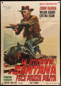 8j872 SARTANA KILLS THEM ALL Italian 1p '71 spaghetti western art of Gianni Garko by P. Franco!