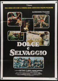 8j919 SWEET & SAVAGE Italian 1p '83 Dolce e selvaggio, bizarre gruesome images never dared before!
