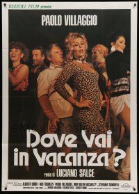 8j977 WHERE ARE YOU GOING ON HOLIDAY Italian 1p '78 directed by Mauro Bolognini, Salce & Sordi!