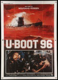 8j048 DAS BOOT Italian 2p '82 The Boat, Wolfgang Petersen WWII submarine classic, Crovato art!