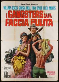 8j192 WHAT A WAY TO DIE Italian 2p '68 it's like Bonnie & Clyde with sex, sexy Casaro artwork!