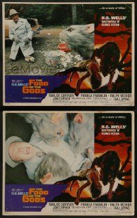 8k885 FOOD OF THE GODS 2 LCs '76 Marjoe Gorner, Ida Lupino, attack of giant rats!