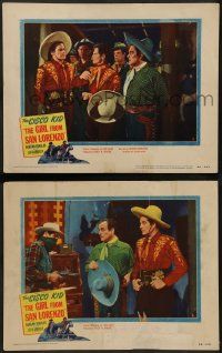8k895 GIRL FROM SAN LORENZO 2 LCs '50 Leo Carrillo, Duncan Renaldo as The Cisco Kid!