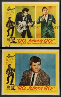 8k897 GO JOHNNY GO 2 LCs '59 Chuck Berry, Alan Freed, you know, like I mean - it's way out!