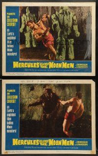8k907 HERCULES AGAINST THE MOON MEN 2 LCs '65 Earth's mightiest man Sergio Ciani vs monsters!