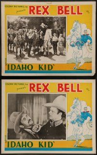 8k914 IDAHO KID 2 LCs '36 western cowboy Rex Bell, really cool border artwork!