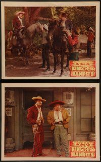 8k918 KING OF THE BANDITS 2 LCs '47 Gilbert Roland as The Cisco Kid & Chris-Pin Martin as Pancho!
