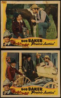 8k950 PRAIRIE JUSTICE 2 LCs '38 great images of Bob Baker, Rockwell + cowboys!