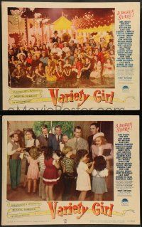 8k994 VARIETY GIRL 2 LCs '47 all-star cast with three dozen Paramount stars in a tremendous show!