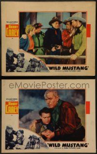 8k996 WILD MUSTANG 2 LCs '35 images of western cowboy Harry Carey, sexiest Barbara Fritchie!
