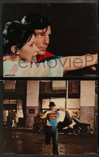 8k521 SUPERMAN 7 color 11x14 stills '78 Christopher Reeve, Gene Hackman, Brando, top cast!