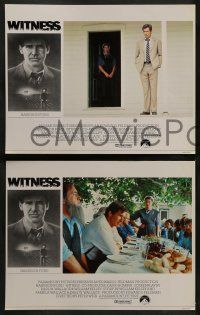 8k523 WITNESS 7 English LCs '85 cop Harrison Ford in Amish country, directed by Peter Weir!