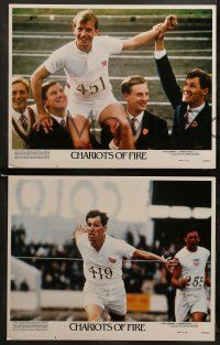 8k053 CHARIOTS OF FIRE 8 LCs '81 Hugh Hudson English Olympic running sports classic, Ben Cross!