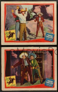 8k597 DARING CABALLERO 5 LCs '49 Duncan Renaldo as the Cisco Kid, Leo Carrillo as Pancho!