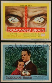 8k086 DONOVAN'S BRAIN 8 LCs '53 Lew Ayres, Steve Brodie, from the novel by Curt Siodmak!
