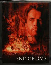 8k006 END OF DAYS 10 LCs '99 cool images of Arnold Schwarzenegger, Robin Tunney, Gabriel Byrne!