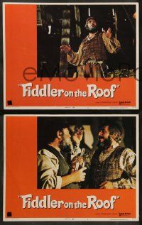 8k494 FIDDLER ON THE ROOF 7 LCs '71 Topol, Norma Crane, Leonard Frey, directed by Norman Jewison!