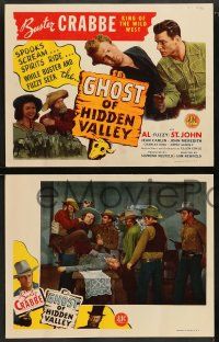 8k121 GHOST OF HIDDEN VALLEY 8 LCs '46 Buster Crabbe & Fuzzy find spooks screaming & spirits riding!