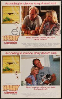 8k136 HARRY & THE HENDERSONS 8 LCs '87 Bigfoot lives with John Lithgow, Melinda Dillon & Don Ameche
