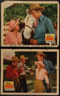 8k675 HAWAIIAN BUCKAROO 4 LCs '37 great western images of cowboy Smith Ballew, Evelyn Knapp!