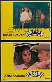 8k143 HONKERS 8 LCs '72 James Coburn, Lois Nettleton, cool images of wild bronc riding, calf roping