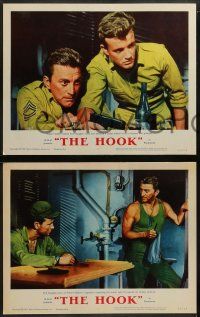 8k144 HOOK 8 LCs '63 Kirk Douglas, Nick Adams & Robert Walker in the Korean War!