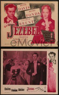 8k173 JEZEBEL 8 LCs R56 Bette Davis, Henry Fonda, George Brent, directed by William Wyler!