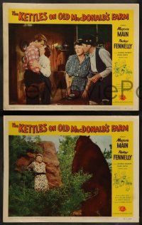 8k768 KETTLES ON OLD MacDONALD'S FARM 3 LCs '57 Marjorie Main & Parker Fennelly in the Ozarks!
