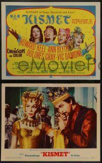 8k183 KISMET 8 LCs '56 Howard Keel & a harem of beautiful girls, sexy Dolores Gray